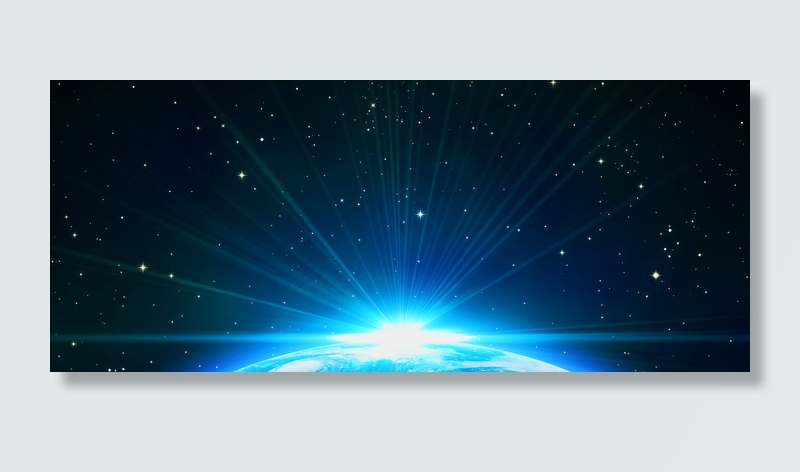 炫酷光线商务科技背景