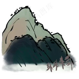 水墨山水风景 水墨山水风景