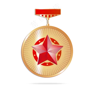 黄色金属徽章