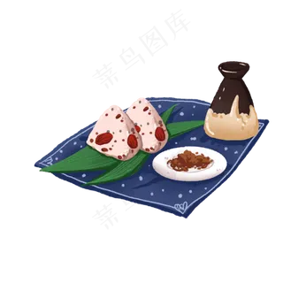 端午节粽子和点心