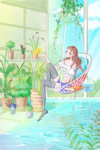 唯美治愈清凉夏日