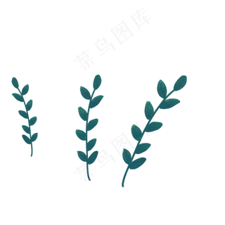 卡通植物枝条下载