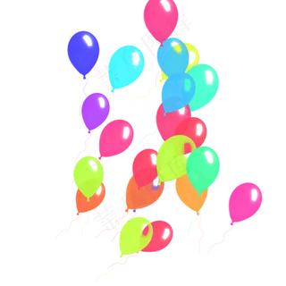 气球六一儿童节喜庆庆祝装饰