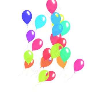 气球六一儿童节喜庆庆祝装饰