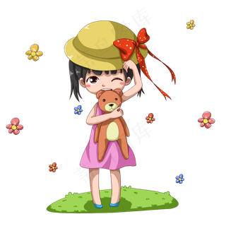 儿童节小女孩