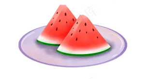一盘西瓜