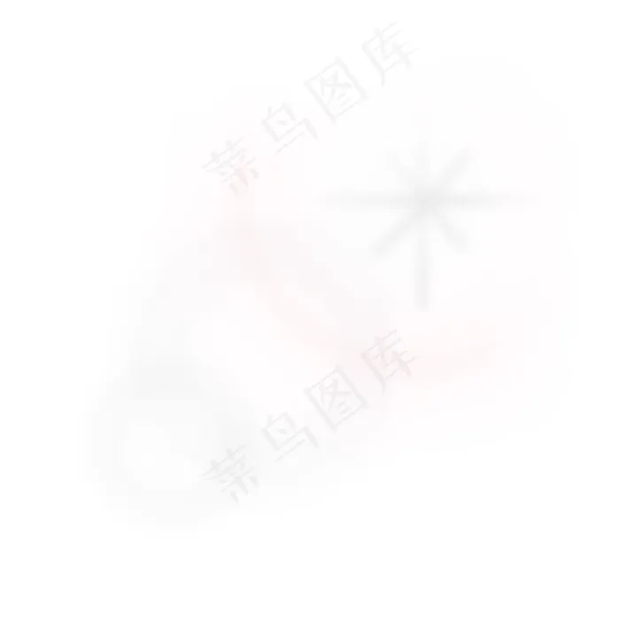 白色虚幻太阳光光效,免抠元素