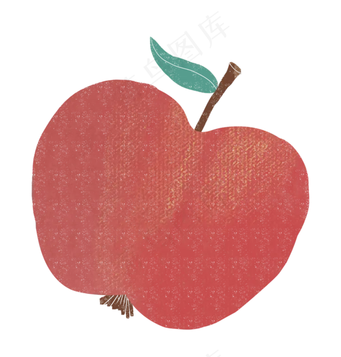 红苹果水果(853X895(DPI:300))psd模版下载