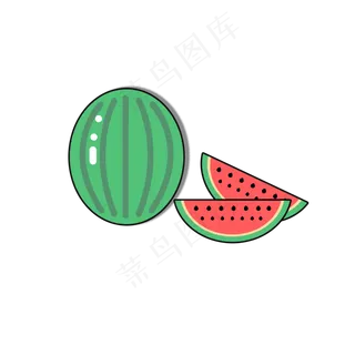 水果西瓜果蔬元素设计