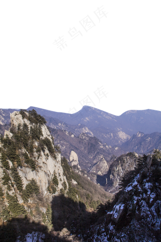 绵延起伏层峦叠嶂的山峰