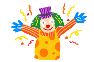 愚人节搞怪的小丑