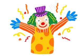 愚人节搞怪的小丑