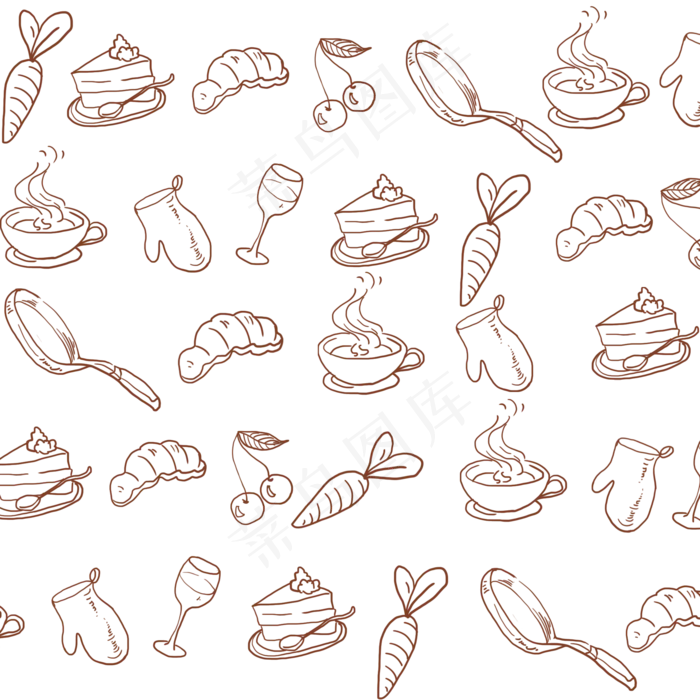 美食底纹水果(2000X2000(DPI:300))psd模版下载
