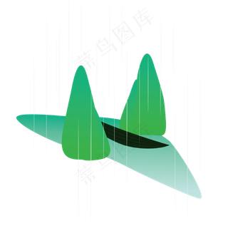 清明节绿水青山思乡