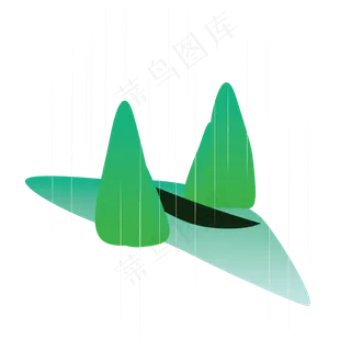 清明节绿水青山思乡