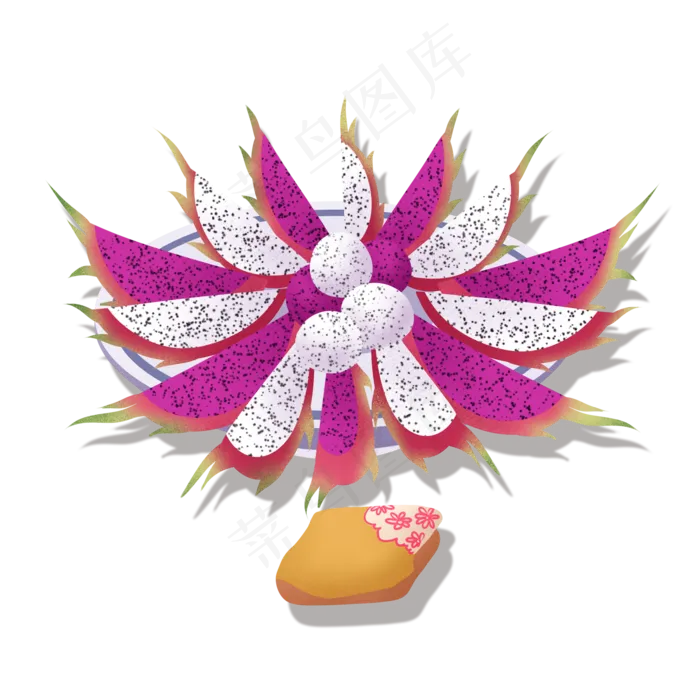 热带水果大自然美食(2000X2000(DPI:300))psd模版下载