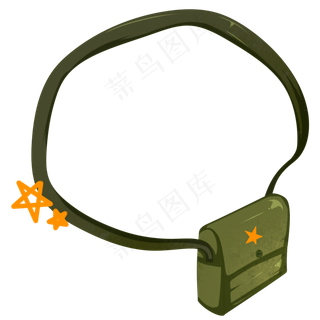 建党节背包边框