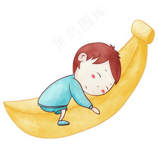 儿童节睡觉小孩