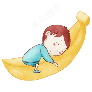 儿童节睡觉小孩