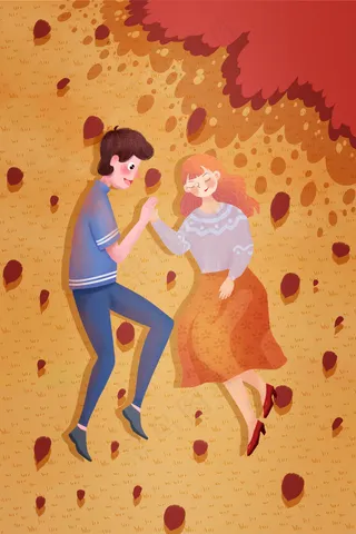 七夕乞巧节黄色约会