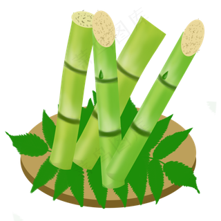 水果甘蔗实心草本生蔗