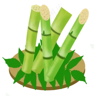 水果甘蔗实心草本生蔗