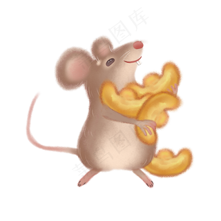 2020鼠年子鼠元宝,免抠元素