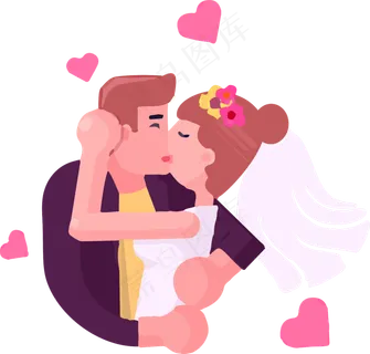 亲吻情人节年轻情侣结婚求婚 亲吻情人节年轻情侣结婚求婚