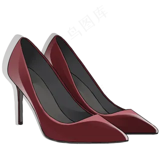 38妇女节女神的高跟鞋10,免抠元素