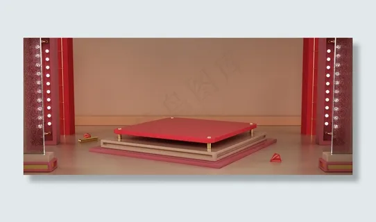 C4D电商通用banner粉色场景 C4D电商通用banner粉色场景