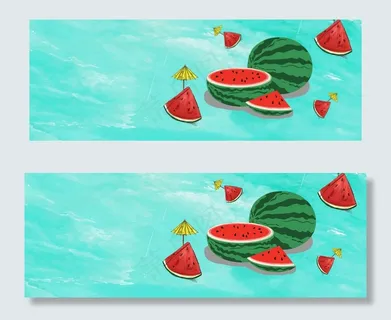 夏日上新清新手绘绿色banner