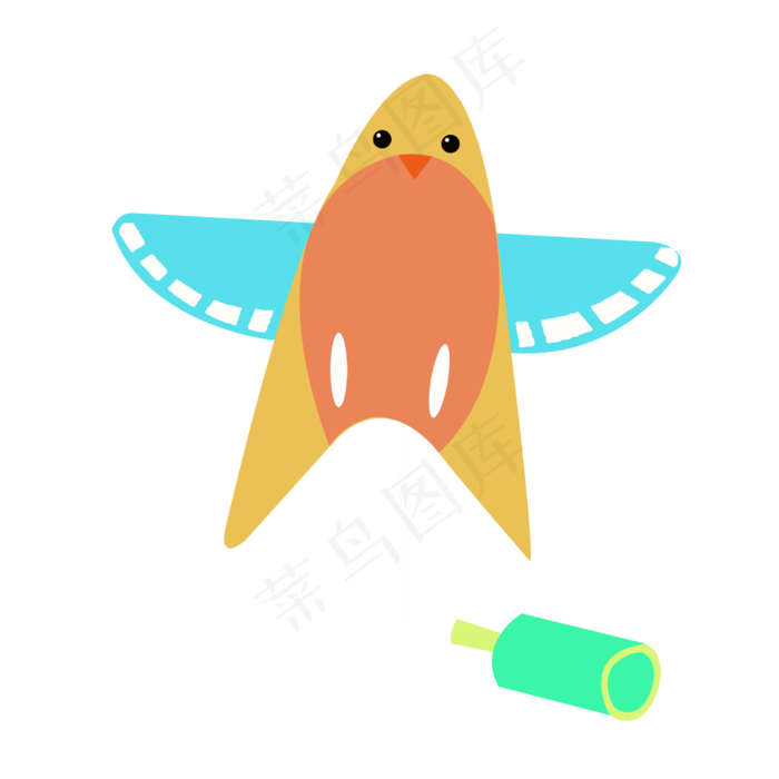 儿童节放风筝活动元素