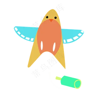 儿童节放风筝活动元素