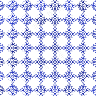 青花瓷传统纹样