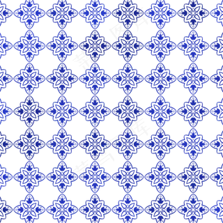 青花瓷传统纹样