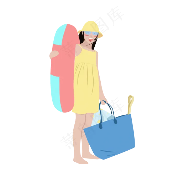 夏天海边(3545X5315(DPI:300))psd模版下载
