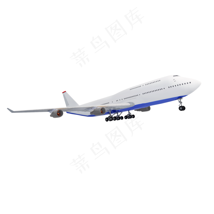 仿真客机png图,免抠元素