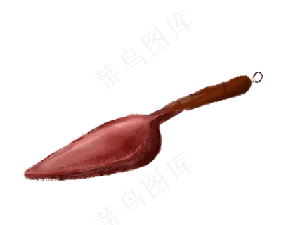 卡通植树节泥铲子