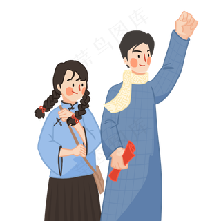 五四青年节正能量学生