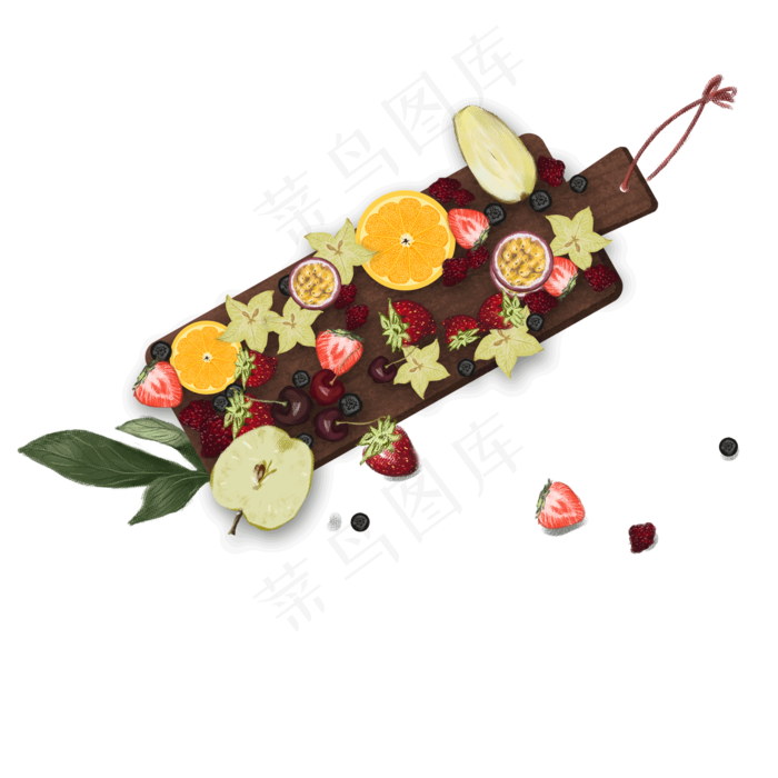 新鲜的水果免抠图