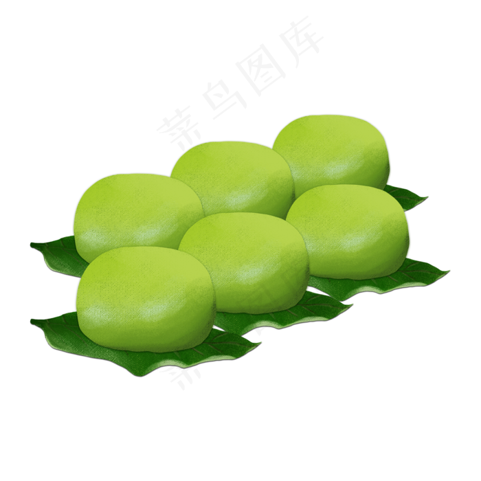 清明节青团png素材