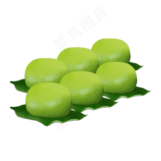 清明节青团png素材