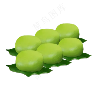 清明节青团png素材