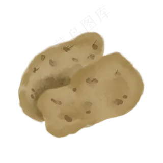 水彩小清新蔬菜土豆