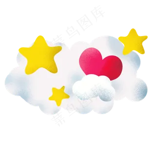 情人节七夕星云爱心