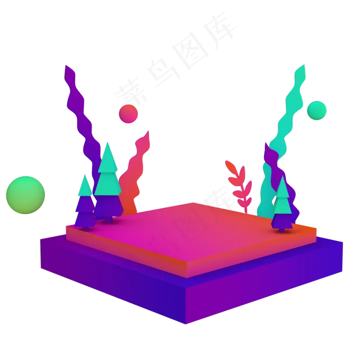 电商产品展示台(2000X2000(DPI:300))psd模版下载