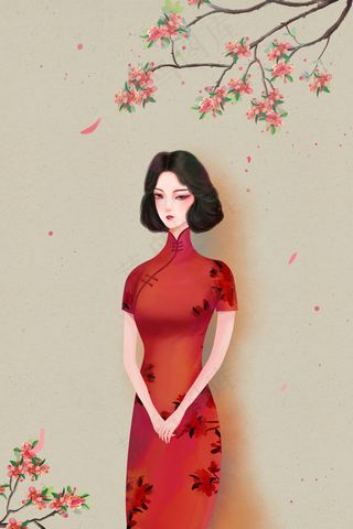 国风民国妩媚女人