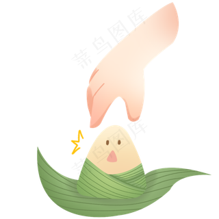 端午节卡通人物风格png格式