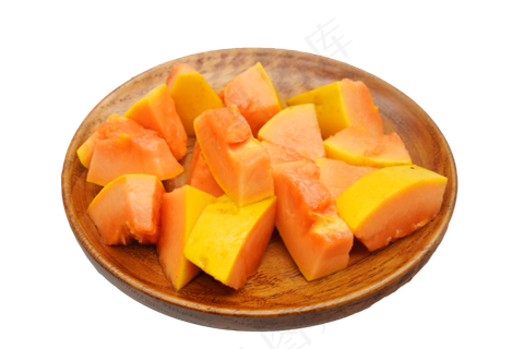 黄色木瓜切块