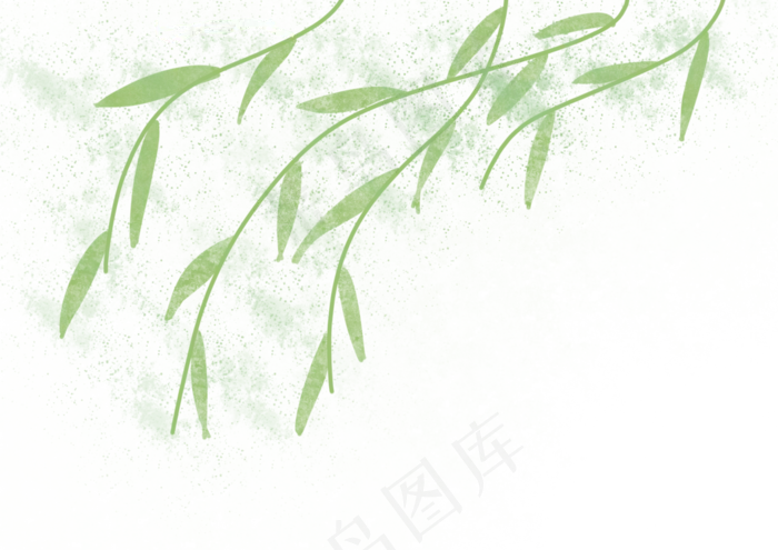 随风飘扬的柳枝(3508X2480(DPI:299))psd模版下载
